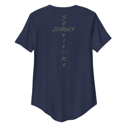 S.J. Logo Men's Curved Hem T-Shirt