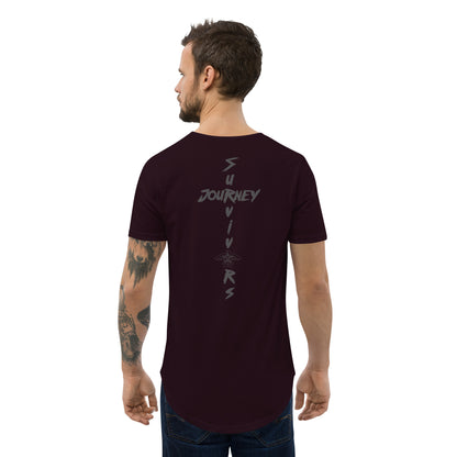 S.J. Logo Men's Curved Hem T-Shirt