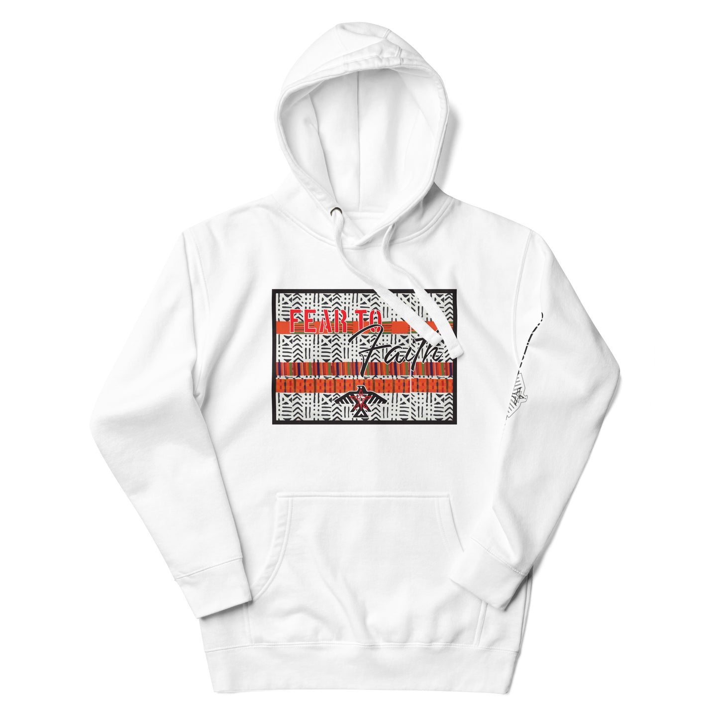 Fear to Faith African Kente Clothe Hoodie ( Limited Edition)