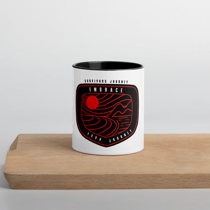 Embrace Your Journey Mug with Color Inside