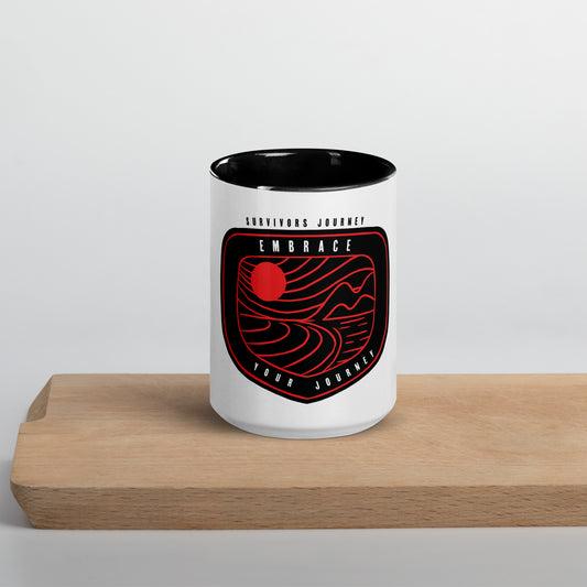 Embrace Your Journey Mug with Color Inside