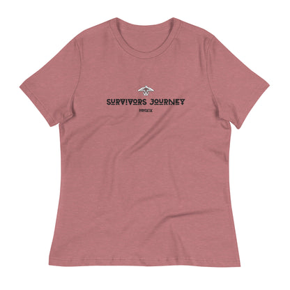 Simple S.J Logo Women's Relaxed T-Shirt