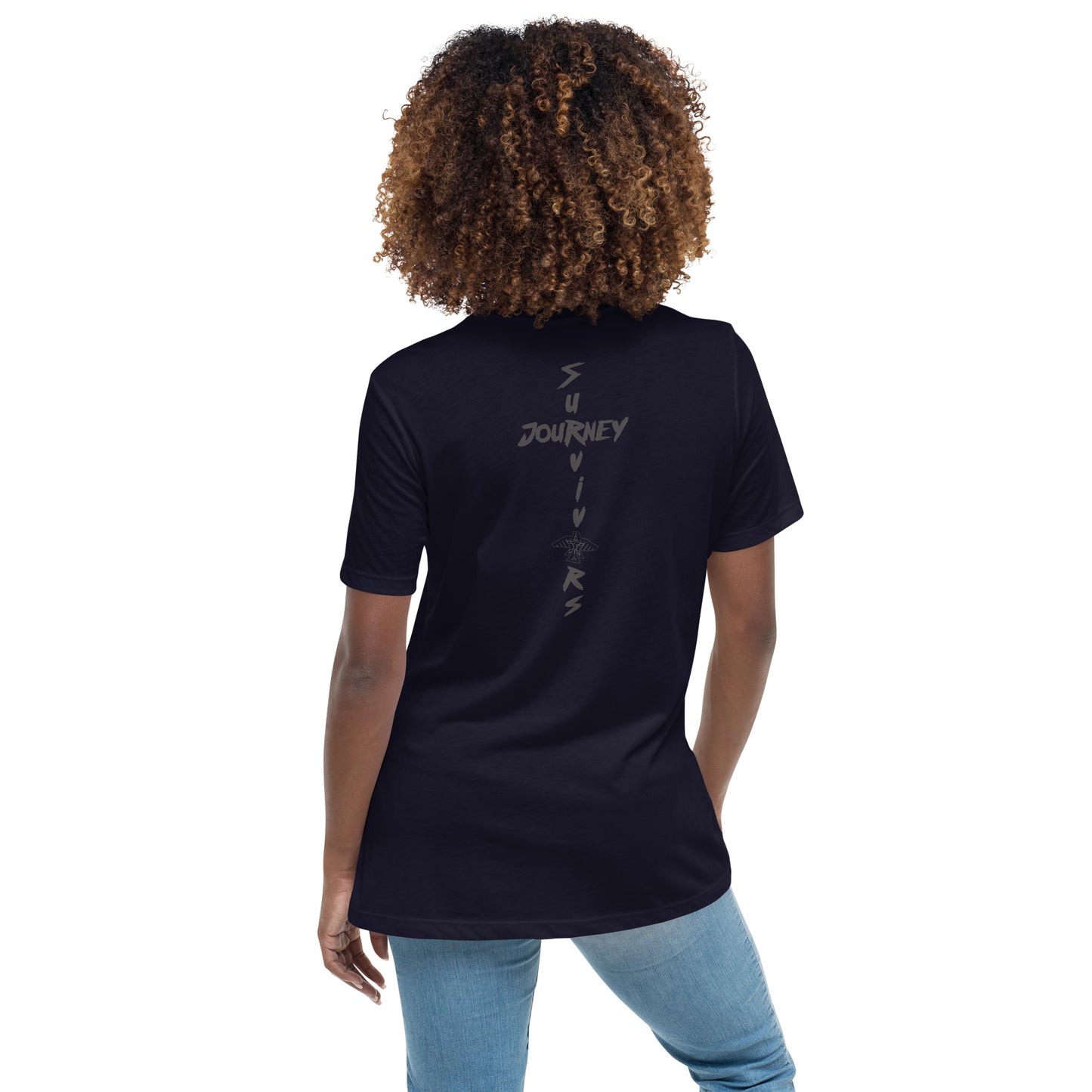 Simple S.J Logo Women's Relaxed T-Shirt